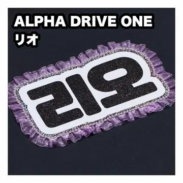 리오 ALPHA DRIVE ONE 네임보드 부채 글자 네무보