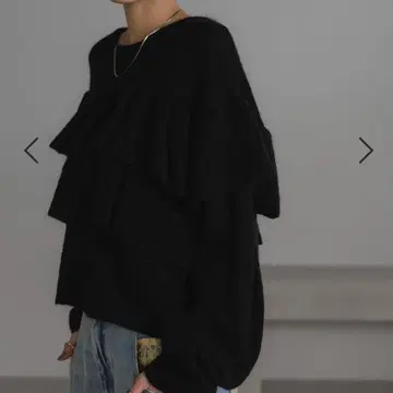 로리즈팜 프릴 니트 풀오버