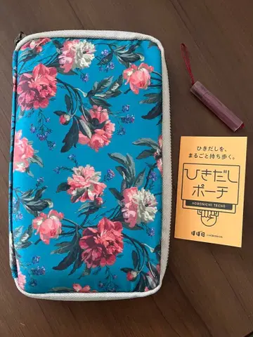 호보니치 히키다시 파우치 언니 리버티 패턴 Decadent Blooms