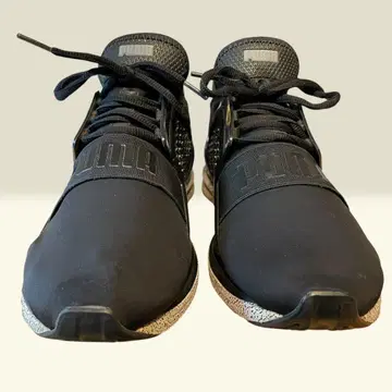 PUMA IGNITE 리미트리스 블랙 하이컷 스니커즈