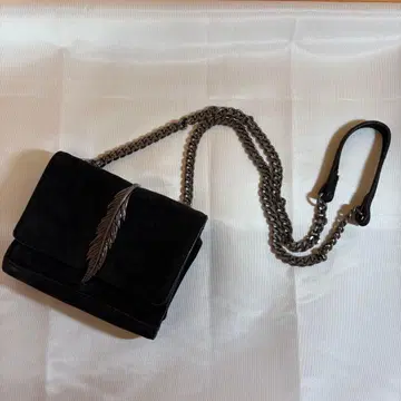 ZARA 스웨이드 숄더백 black learher Bag 인기 색상