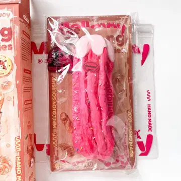 [ 새상품 ] mellojoy 긴 시리즈 핑크 파티 츄러스