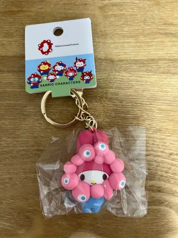 [ 미개봉 새상품 ] 미야쿠미야쿠 산리오 파스텔 키링 만박 마이멜로디