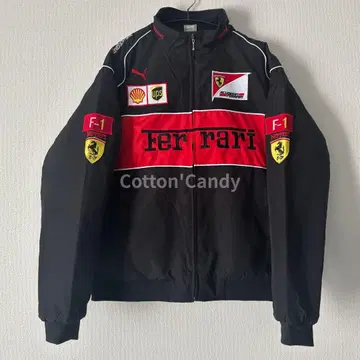 Ferrari F1 빈티지 자켓 블랙 XL