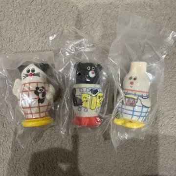 CYILABO 치이 라보 미니어처 피규어 4종 세트 곰 고양이 토끼