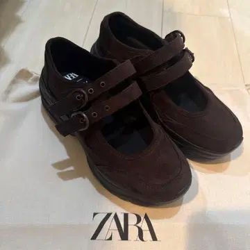 ZARA 멜리제인 슈즈 브라운