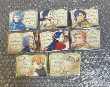 책벌레의 하극상 TSUTAYA 북형 캔뱃지 전 8종 세트