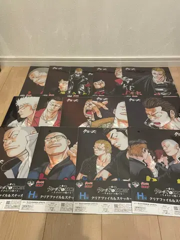 제일복권 크로우즈 & WORST H상 클리어 파일 14종