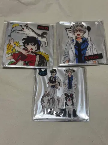 바닷가의 에트랑제 봄바람의 에트랑제 팝업 아크릴 카드