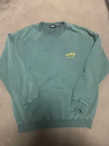 XLARGE 이글 프린트 맨투맨 L 그린