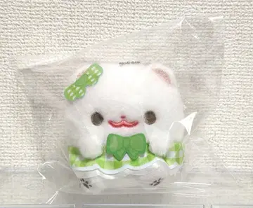 포메라니안 모찌 컬러 드레스 마스코트 키체인 옐로우 그린