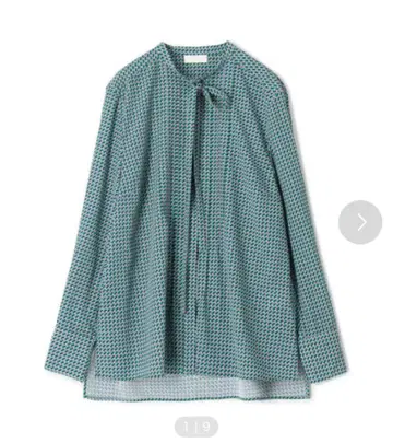 Ballsay 키카 다이아고날 보타이 블라우스