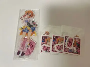 쓰르라미 울 적에 류구 레나 아크릴 스탠드 web 복권 스티커 씰