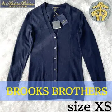 [ 택 포함 새상품 ] XS 브룩스브라더스 스피마 코튼 가디건 긴팔