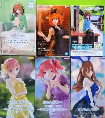 5등분의 신부 컬렉션 피규어 6세트