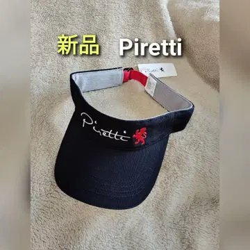 새상품 피레티 골프 선바이저 블랙 일본 정품 캡 블랙