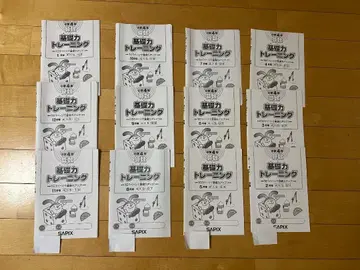 산수 초4 기초력 트레이닝 SAPIX 24년도판 2월~1월 12식