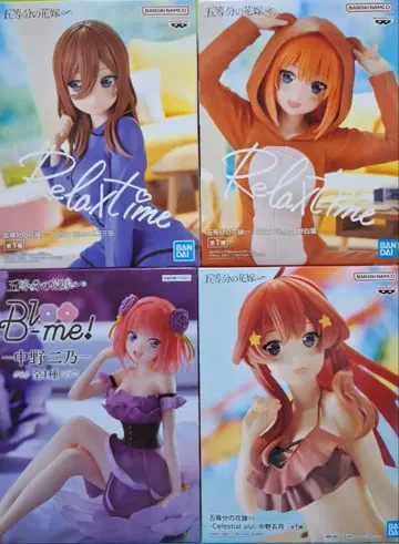 5등분의 신부 컬렉션 피규어 4세트