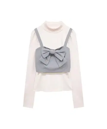 Honey Cinnamon 큐빅 리본 뷔스티에 세트