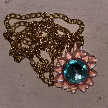 세본스타 목걸이 해바라기 아쿠아 마린 헤이세이 귀여운