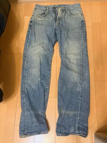 EDWIN 505 라이트 블루 데님