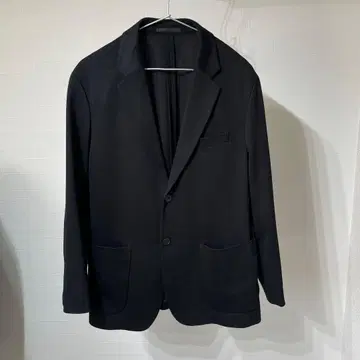 미사용 유니클로 컴포트 2B 자켓 XL 블랙 손세탁 가능 블랙