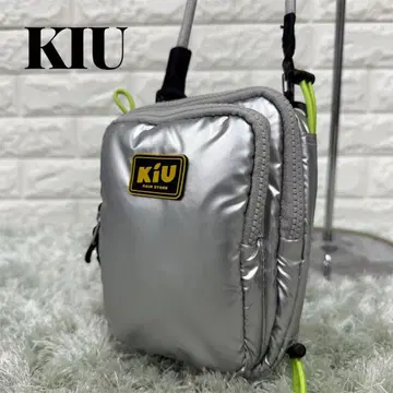 KIU 퍼피 미니 크로스백 실버