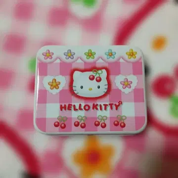 산리오 헬로키티 체리키티 틴 케이스