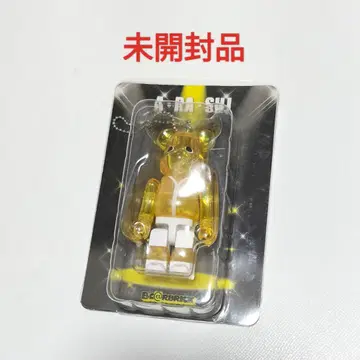 폭풍을 여행하는 전시회 베어브릭 노랑 니노미야 카즈나리 미개봉품