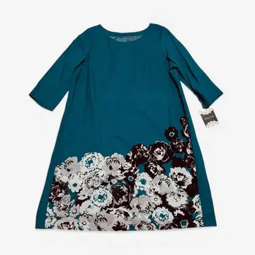 [택 포함 새상품] Liberty Hall 원피스 LL 꽃무늬 그린