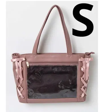 wego 레이스업 이타백 S 사이즈 핑크 베이지