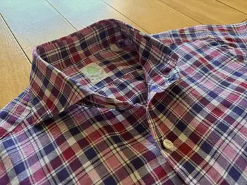 Finamore/피나모레/체크/39/핑크/시모네