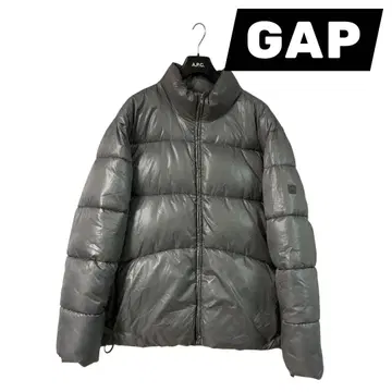 [ 하자 특가 ] GAP 플리마켓 퍼프 자켓 실버 그레이 L
