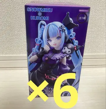 Trio-Try-iT 피규어 유키 미쿠 쿠로미 피규어 6세트