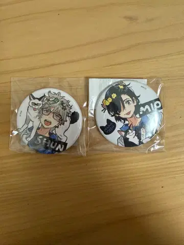 캔뱃지 바닷가의 에트랑제 봄바람의 에트랑제