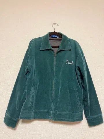 Backers 코듀로이 자켓 M Paul 자수 집업 자켓