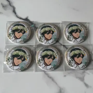 [블루 록] 이토시 린 플라워 크라운 캔뱃지 6개