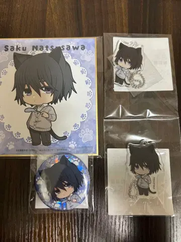 향기로운 꽃은 늠름하게 피다 캐릭터 복권 나츠사와 사쿠 4종 세트