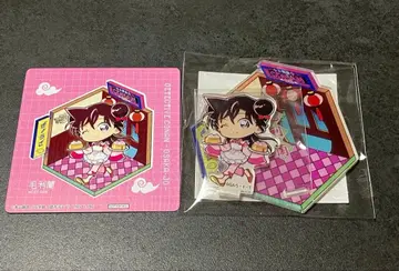 명탐정 코난 아크릴 스탠드 코스터 특전 코스터 네온 중화반점 유미란