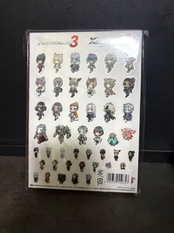 제노블레이드 3 미오의 일기장풍 노트 미니 캐릭터 스티커 포함