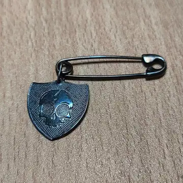 초레어 자일스앤브라더 실버 925 안전핀 브로치 Y2K