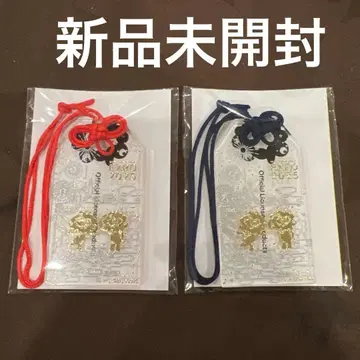 초레어 간사이 만박 2025 미야쿠미야쿠 투명 아크릴 부적 금 금박