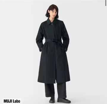 MUJI Labo 고밀도 코튼 싱글 브레스 코트