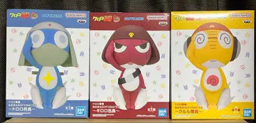 개구리 중사 케로로 빅 SOFVIMATES 도로로 기로로 쿠루루 3점