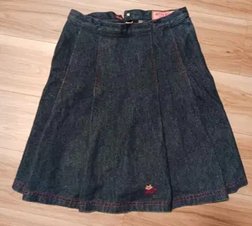 BETTY'S BLUE 여아 데님 랩 스커트, 데님 스커트