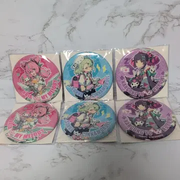 젠레스 존 제로 x 산리오 캐릭터즈 캔뱃지 3종 x 2 gigo