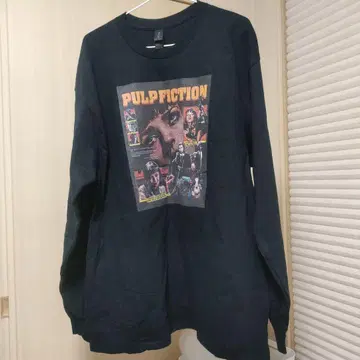 펄프 픽션 PULP FICTION [L 사이즈] 블랙 롱 T