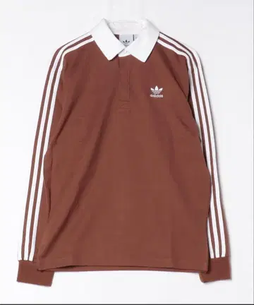 adidas 피케 셔츠 브라운