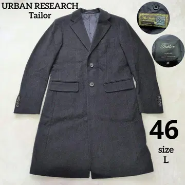 URBAN RESEARCH Tailor 캐시미어 혼방 체스터 코트 46