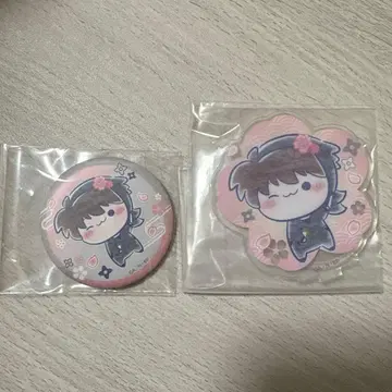 벚꽃 모치피코 도이 한스케 아크릴 스탠드 캔뱃지